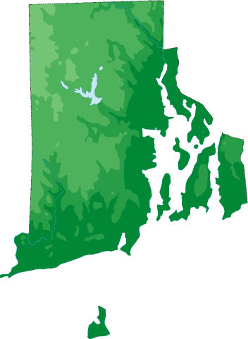 Rhode Island topo map